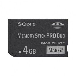 CARTÃO MEMÓRIA SONY PRO DUO 4GB